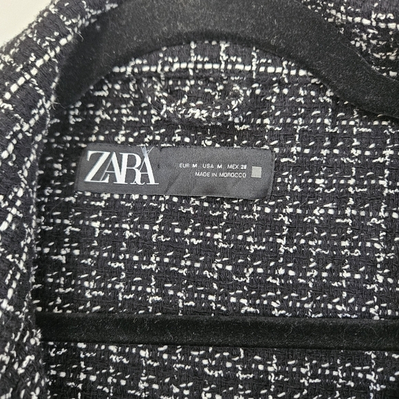 Zara Black and White Women's Jacket - Picture 2 of 6